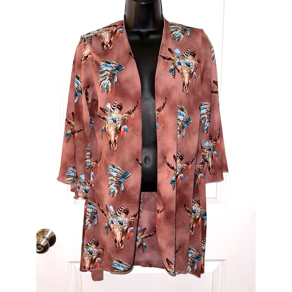 L&B Lucky & Blessed kimono shawl